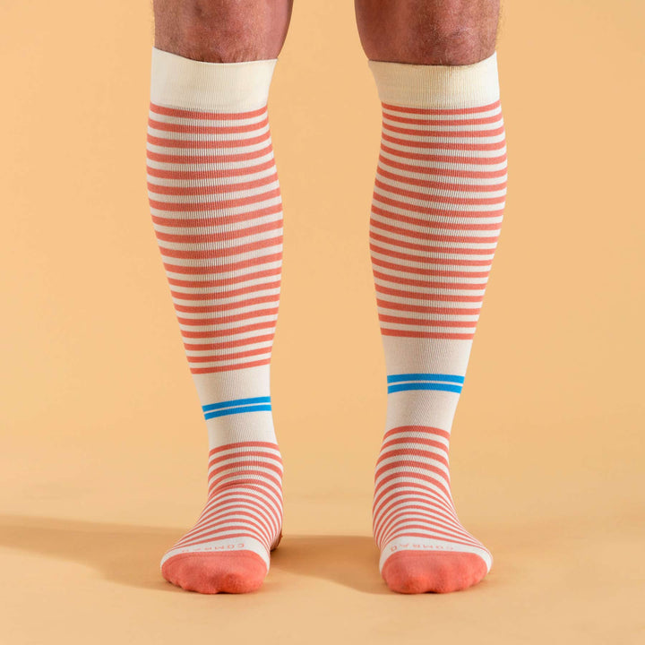 Cloud Cotton Compression Socks - Terracotta