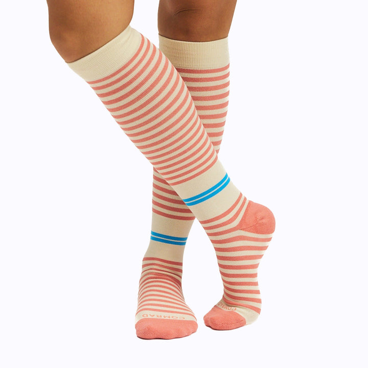 Cloud Cotton Compression Socks - Terracotta