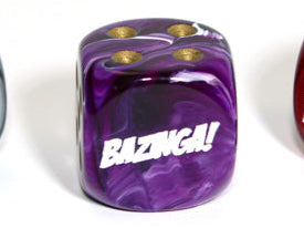 Bazinga d6 16mm Pipped (Dice colors are at random) | sold per piece