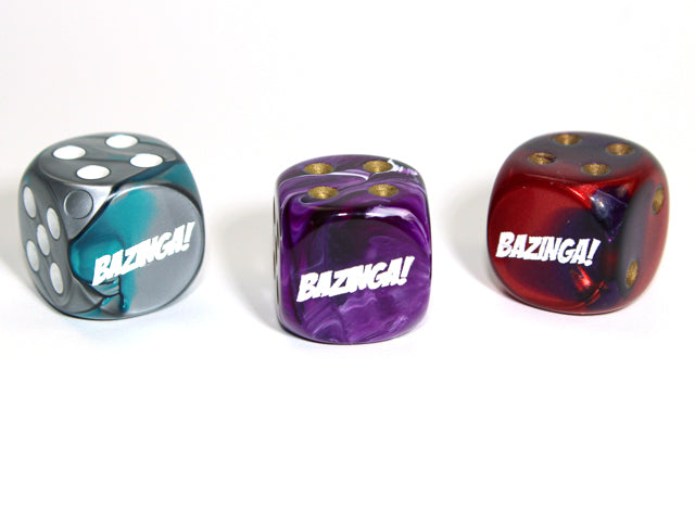 Bazinga d6 16mm Pipped (Dice colors are at random) | sold per piece