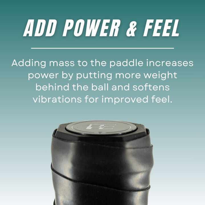 Pickleball Paddle Cap Coins Power and Feel.
