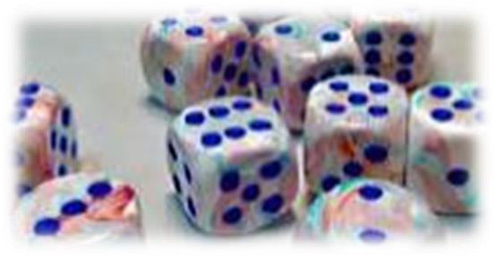 Chessex Festive Pop Art Pink/Blue Dice Sets – Multiple Options Available