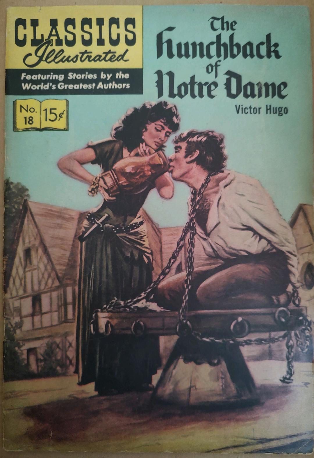 Classics Illustrated Classic Comics #18 Edition 10. The Hunchback of Notre Dame Comic Book