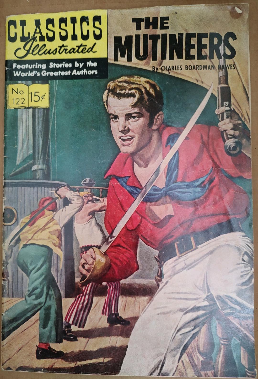 Classics Illustrated Classic Comics #122 The Mutineers Edition #3 Comic Book