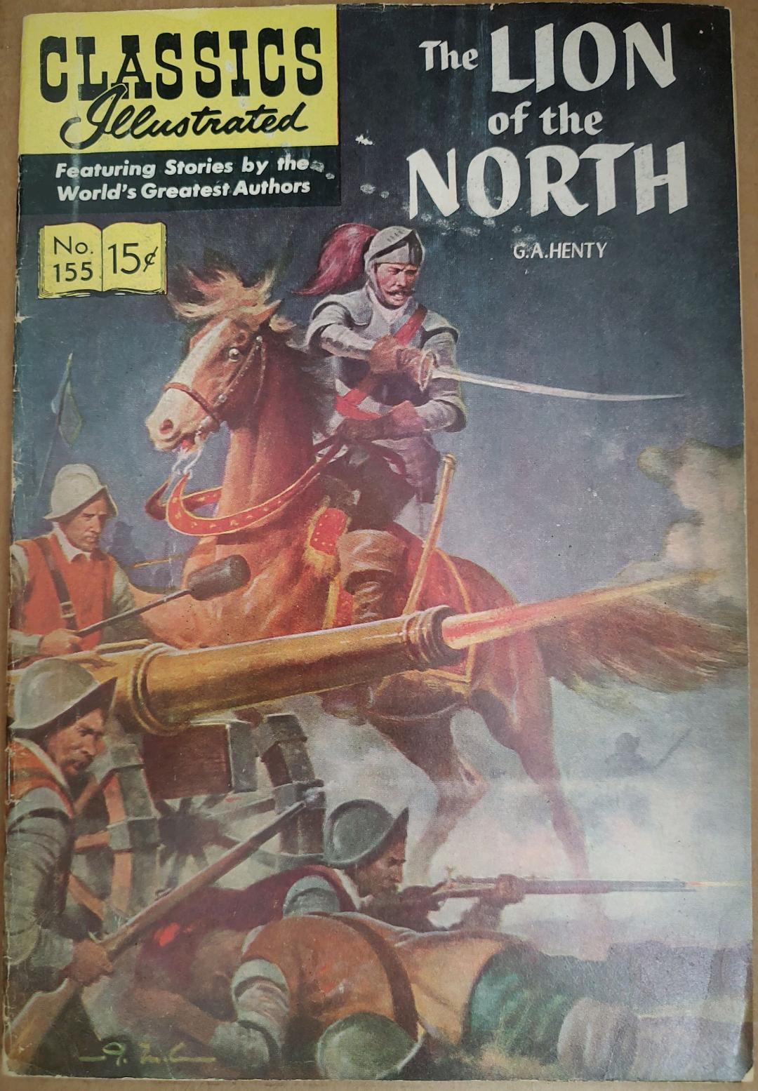 Classics Illustrated Classic Comics #155 The Lion of the North Edition #1 Comic Book