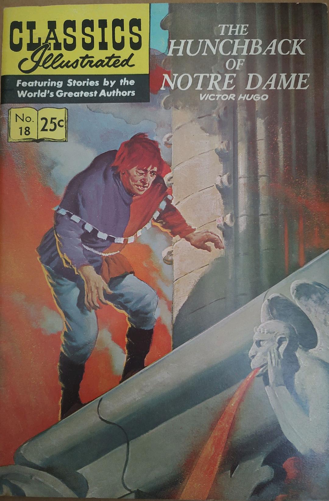 Classics Illustrated Classic Comics #18 Edition 18. The Hunchback of Notre Dame Comic Book