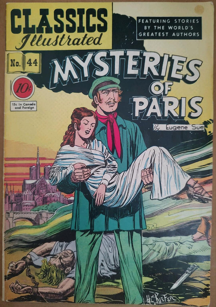 Classics Illustrated Classic Comics #44 Mysteries of Paris Edition 1b Comic Book