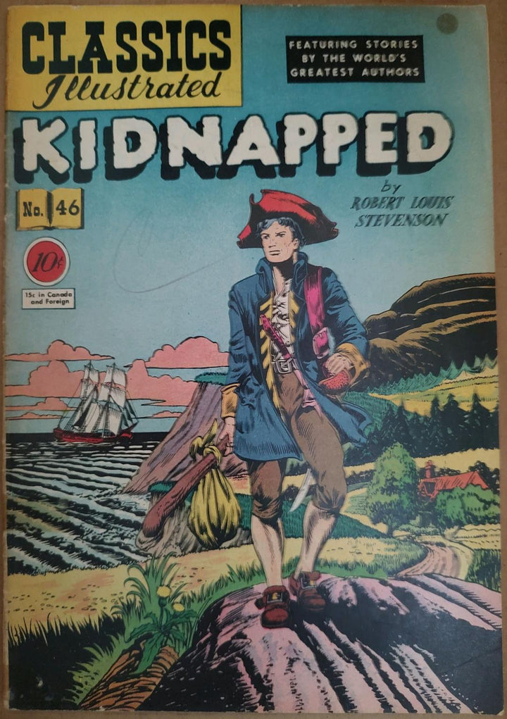 Classics Illustrated Classic Comics #46 Kidnapped Edition #1 Comic Book