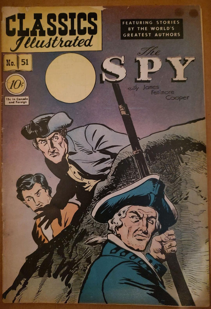 Classics Illustrated Classic Comics #51 Edition #1 The Spy Comic Book