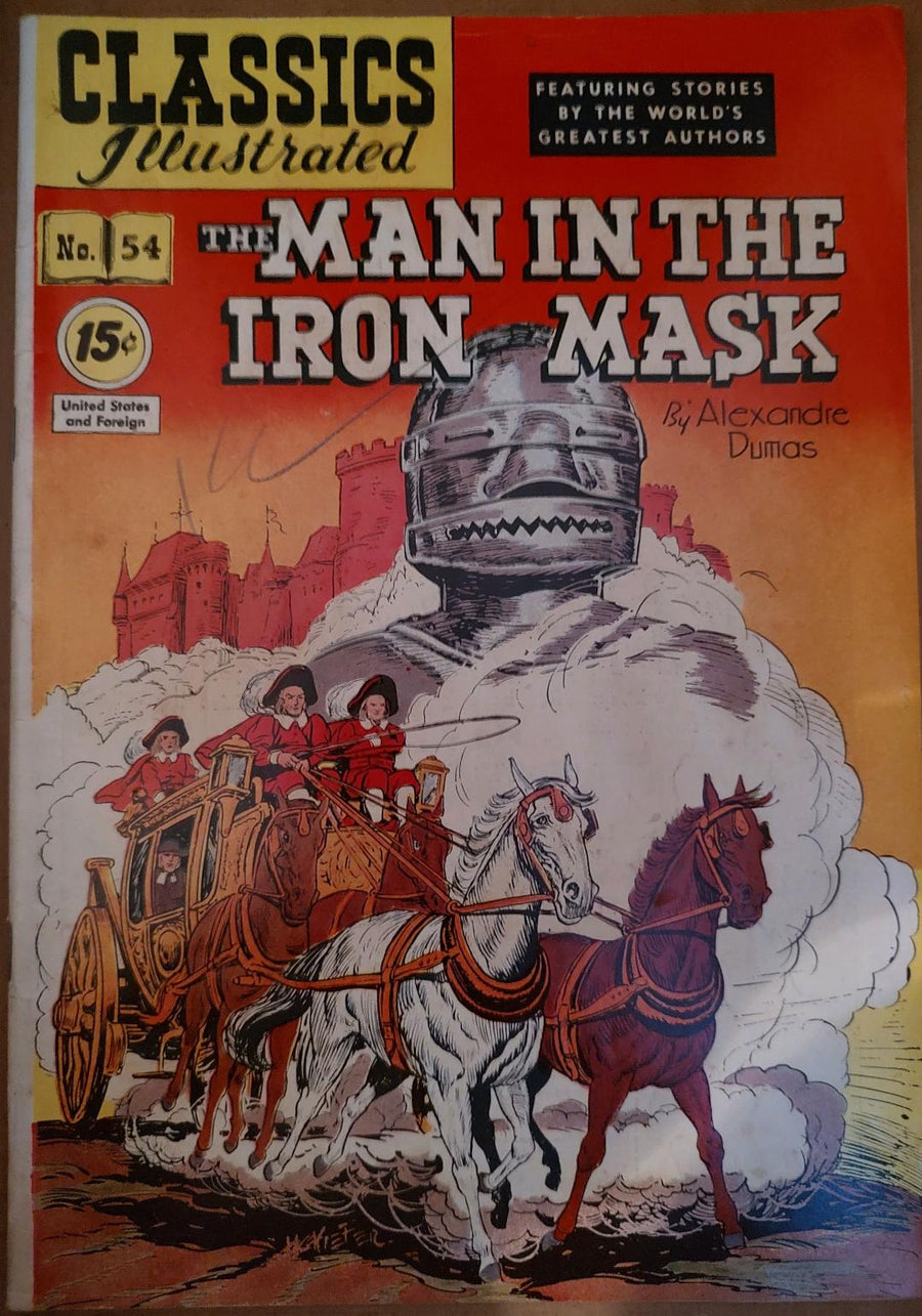 Classics Illustrated Classic Comics #54 The Man in the Iron Mask Edition #2 Comic Book