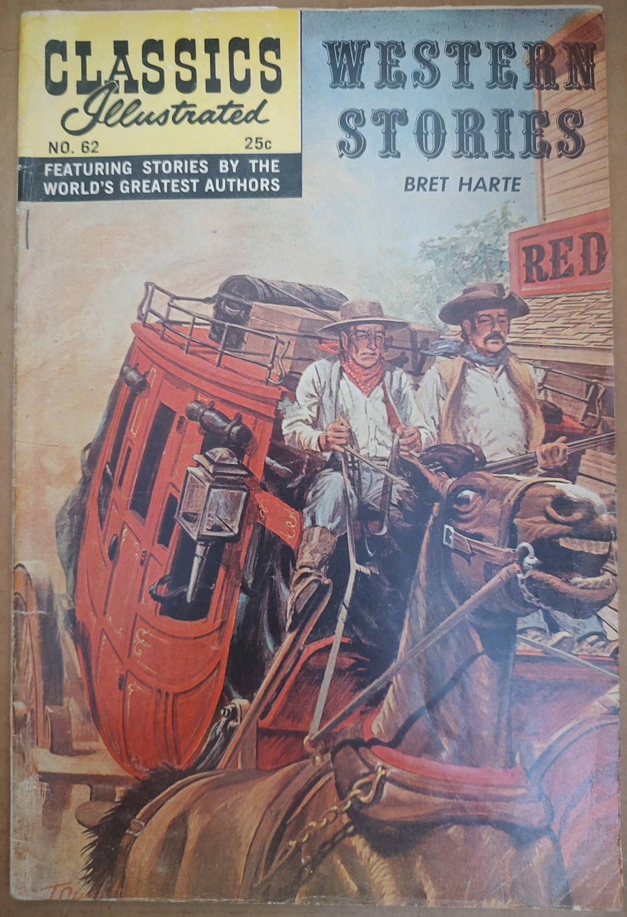 Classics Illustrated Classic Comics #62 Edition #9 Western Stories Comic Book