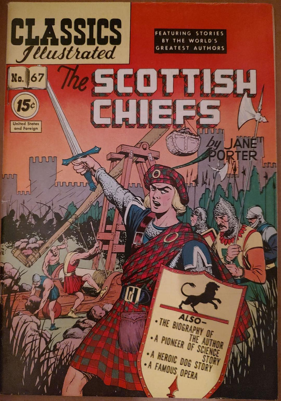 Classics Illustrated Classic Comics #67 Edition #2 The Scottish Chiefs Comic Book