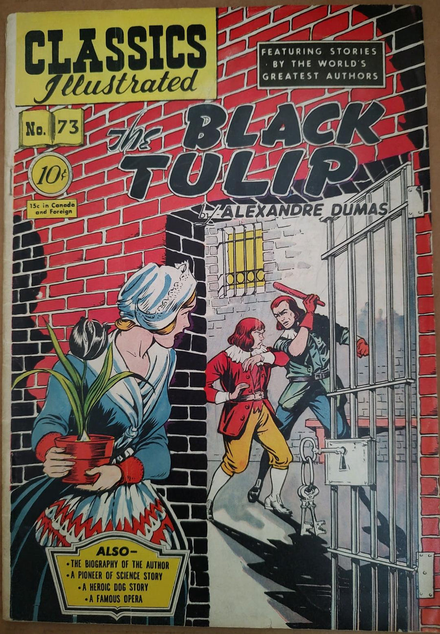 Classics Illustrated Classic Comics #73 Edition #1 The Black Tulip Comic Book