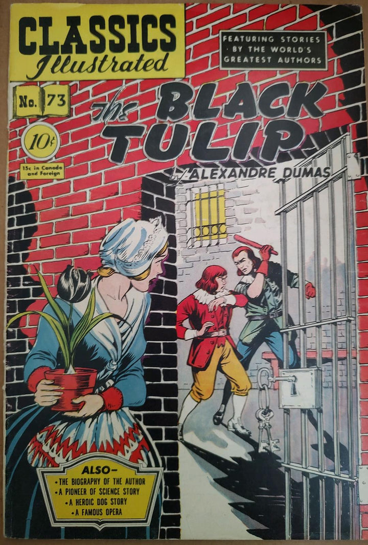 Classics Illustrated Classic Comics #73 Edition #1 The Black Tulip Comic Book