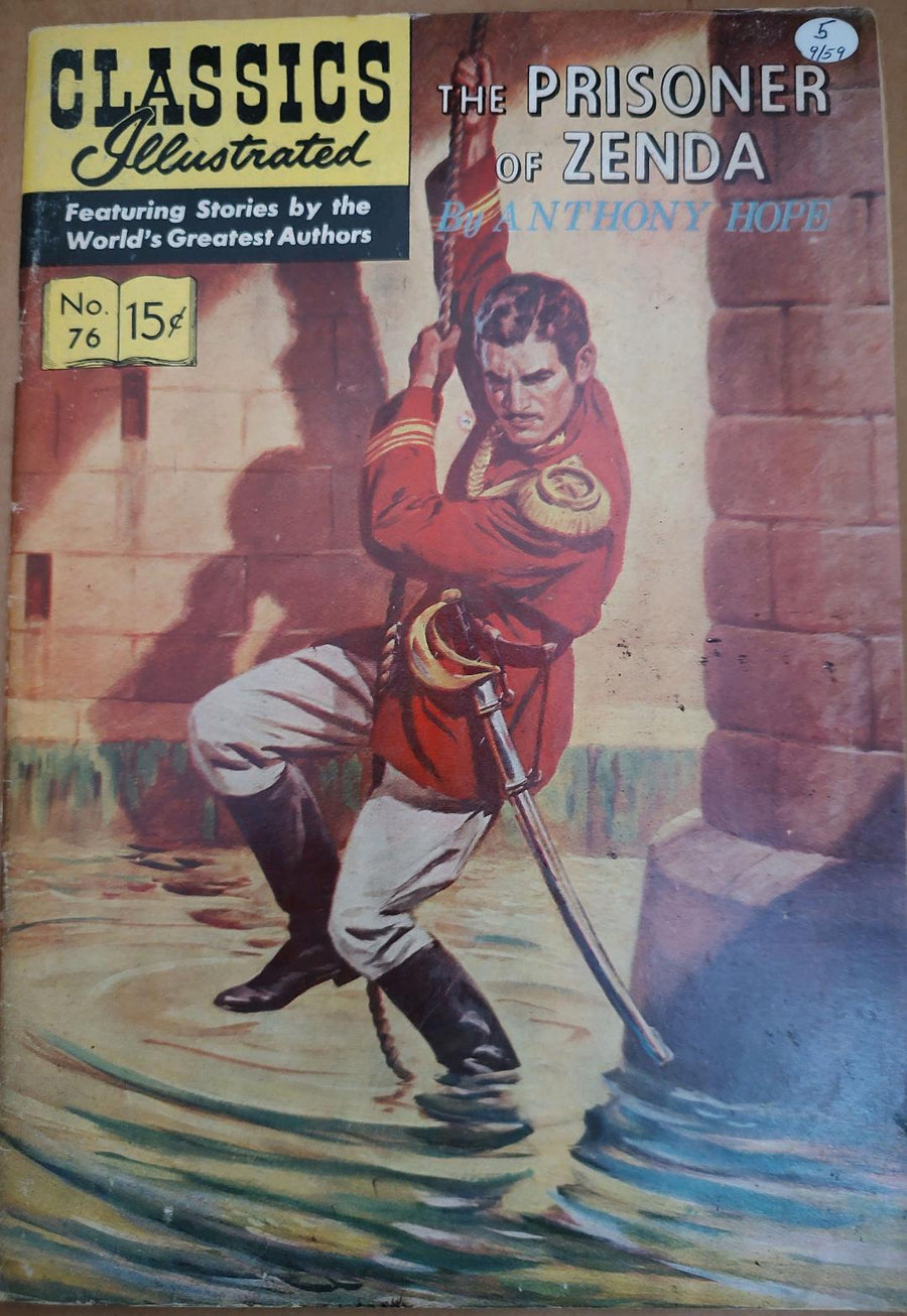 Classics Illustrated Classic Comics #76 Edition #5 The Prisoner of Zenda Comic Book