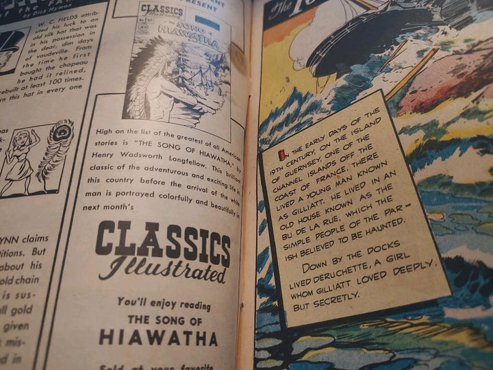 Classics Illustrated Classic Comics #56 The Toilers of the Sea Edition #1 Comic Book Inside Cover