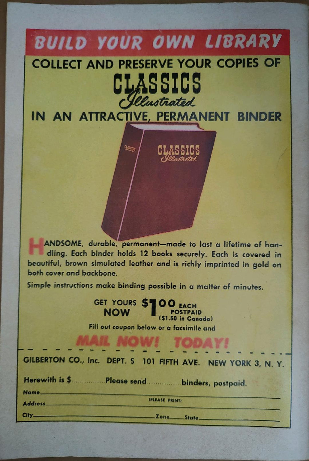 Classics Illustrated Classic Comics #67 Edition #4 The Scottish Chiefs Comic Book