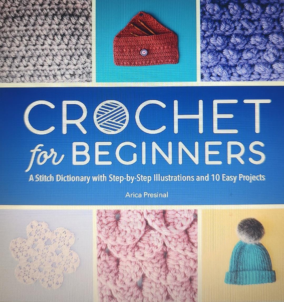 Crochet for Beginners: A Stitch Dictionary with Step-By-Step Illustrations and 10 Easy Projects Book