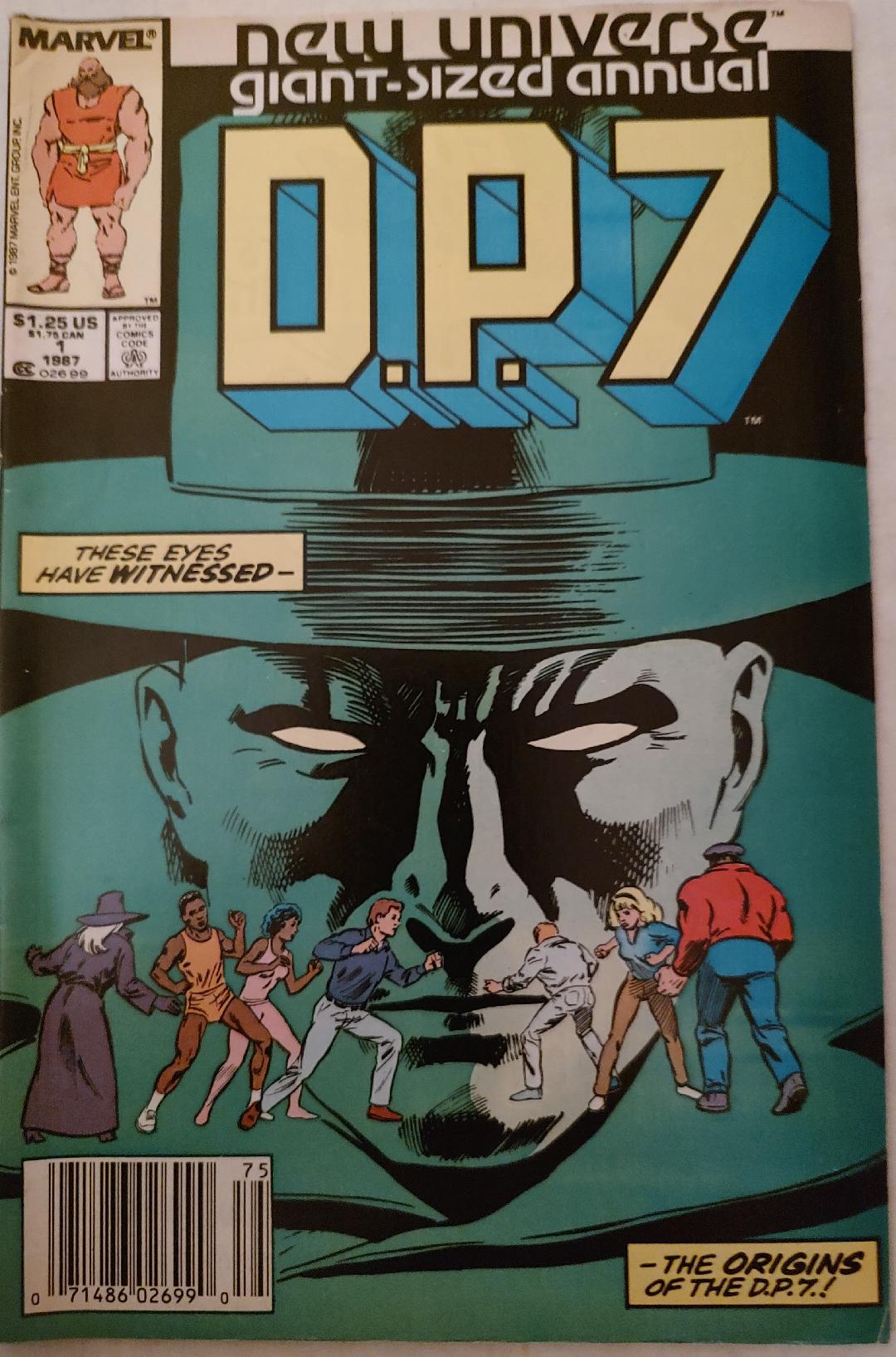 D.P. 7 Annual #1 Comic Book Cover