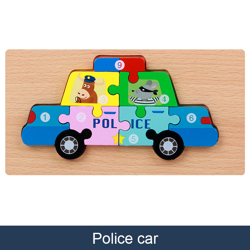 3D Wooden Puzzle