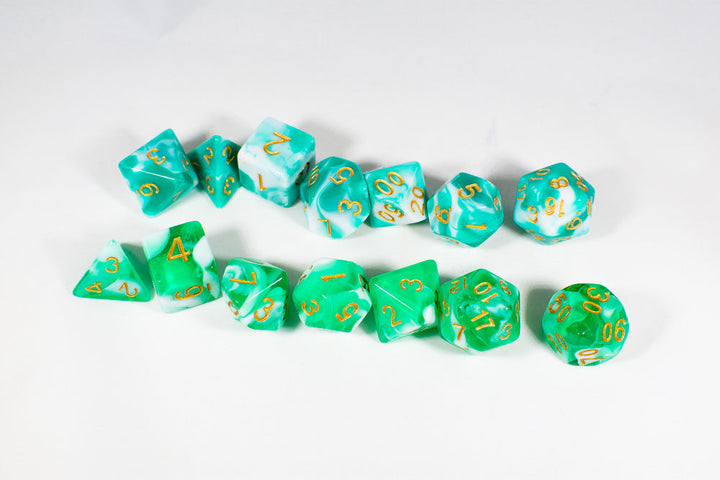 Spirit Living Dual Color Swirl Translucent Green/White