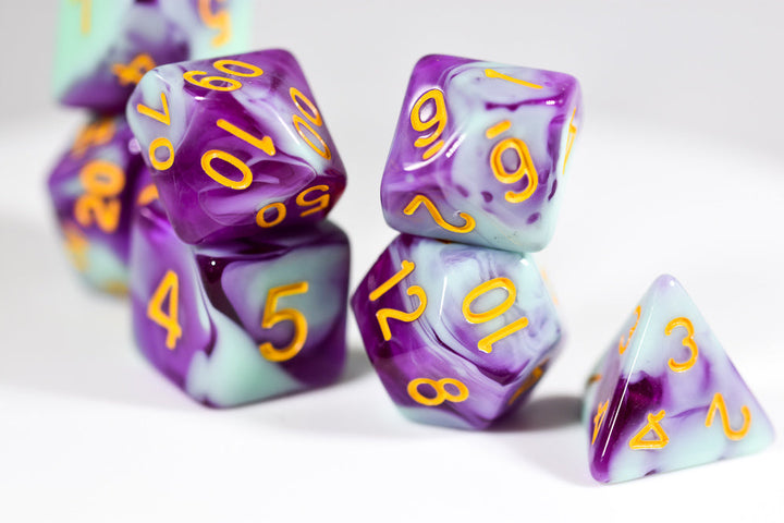 Mystic Orchid Dual Color Swirl Translucent Purple/ Opaque Green