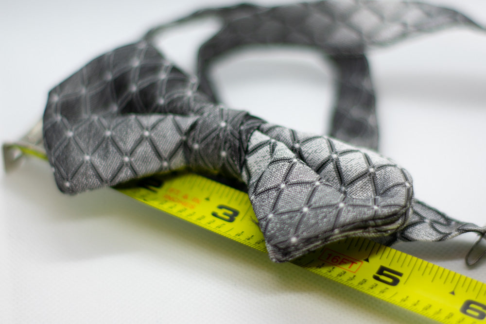 Grey Bowtie Adjustable Formal Wedding Party Necktie Bow Tie Tuxedo