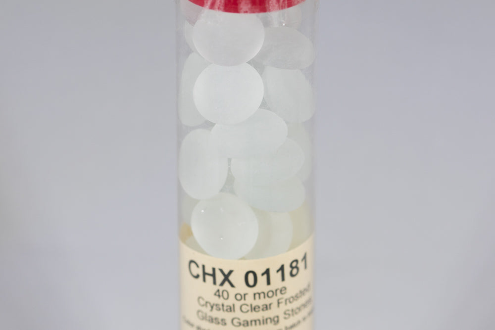 40+ Crystal Frosted Glass Gaming Stones Counters