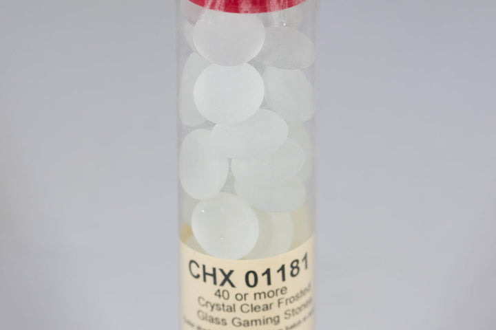 40+ Crystal Frosted Glass Gaming Stones Counters