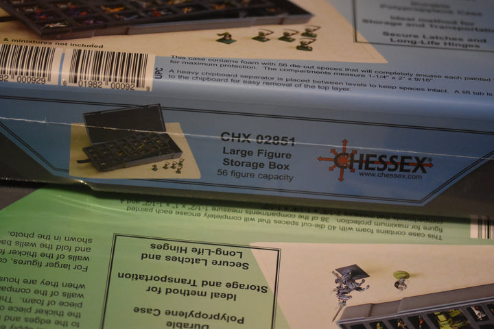 Large Figure Storage Box (56 figure capacity) - Secure and Showcase Your 25mm Masterpieces