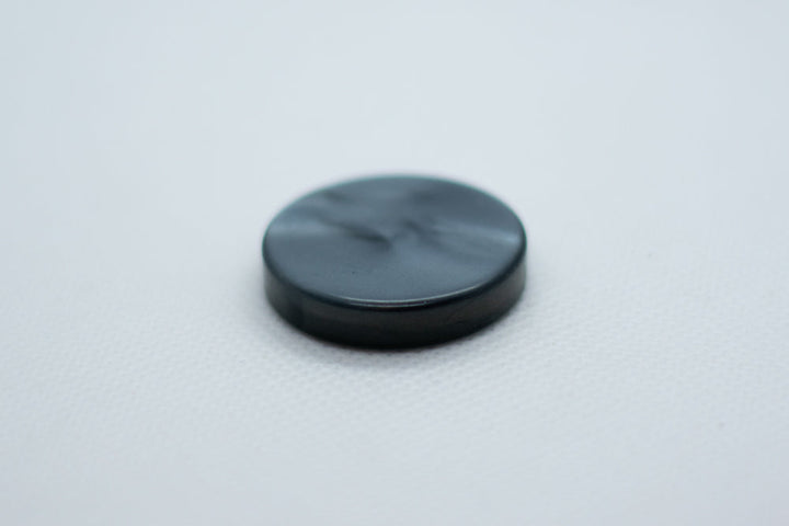 Black Backgammon Checker Pearl Effect (28mm x 7mm) [sold per chip]