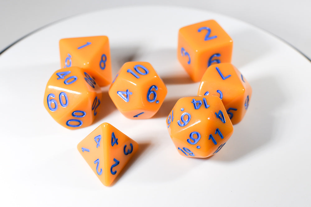 Essence of Tiger Ocean Orange w/Blue Numbers