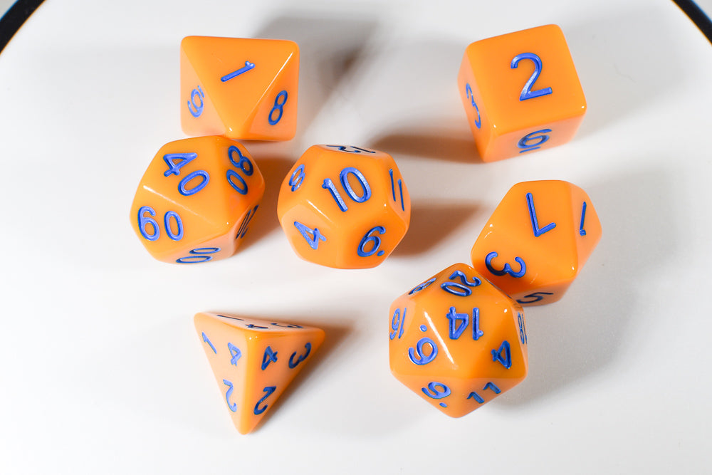 Essence of Tiger Ocean Orange w/Blue Numbers