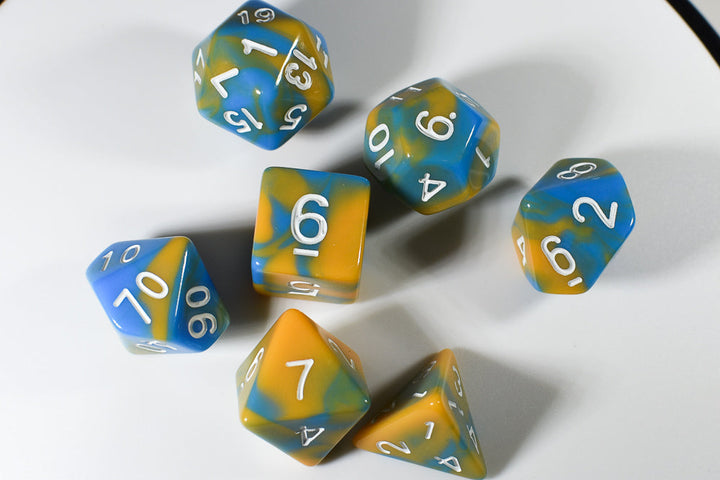 Tiger Ocean Dual Color Swirl Blue/ Orange