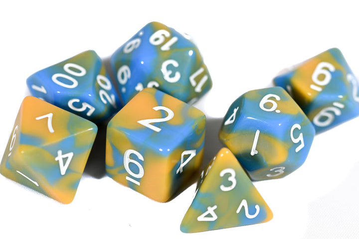 Tiger Ocean Dual Color Swirl Blue/ Orange