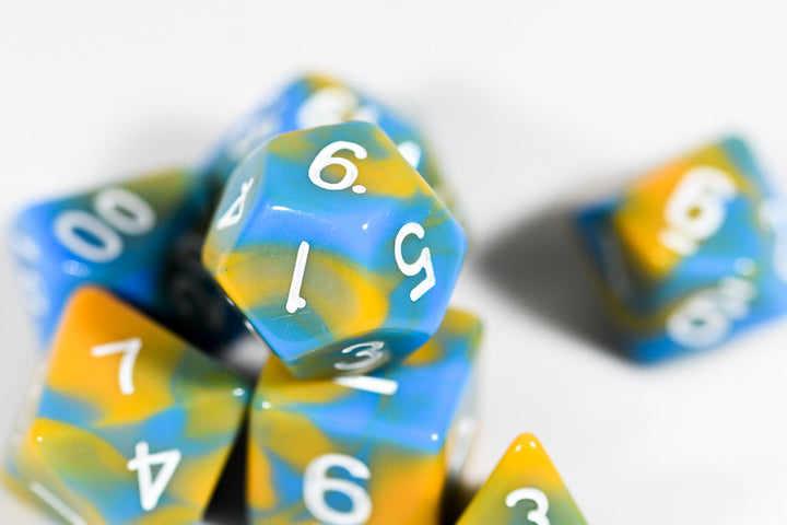 Tiger Ocean Dual Color Swirl Blue/ Orange