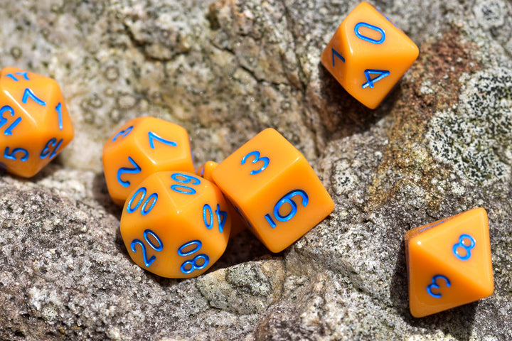 Essence of Tiger Ocean Orange w/Blue Numbers