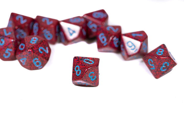 Speckled Veronica Set of Ten d10 Dice OOP
