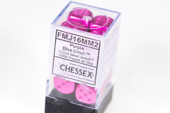 Faux Metal Jacket Purple 16mm Block