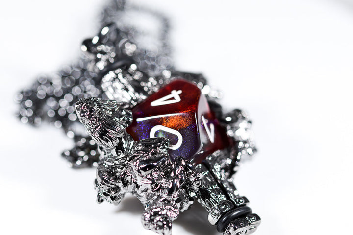Pendant d10 Trolls w/ Gunmetal Grey Finish