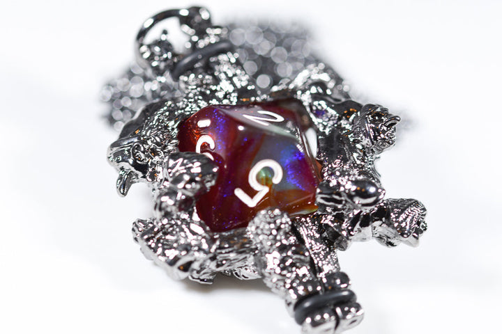 Pendant d10 Trolls w/ Gunmetal Grey Finish