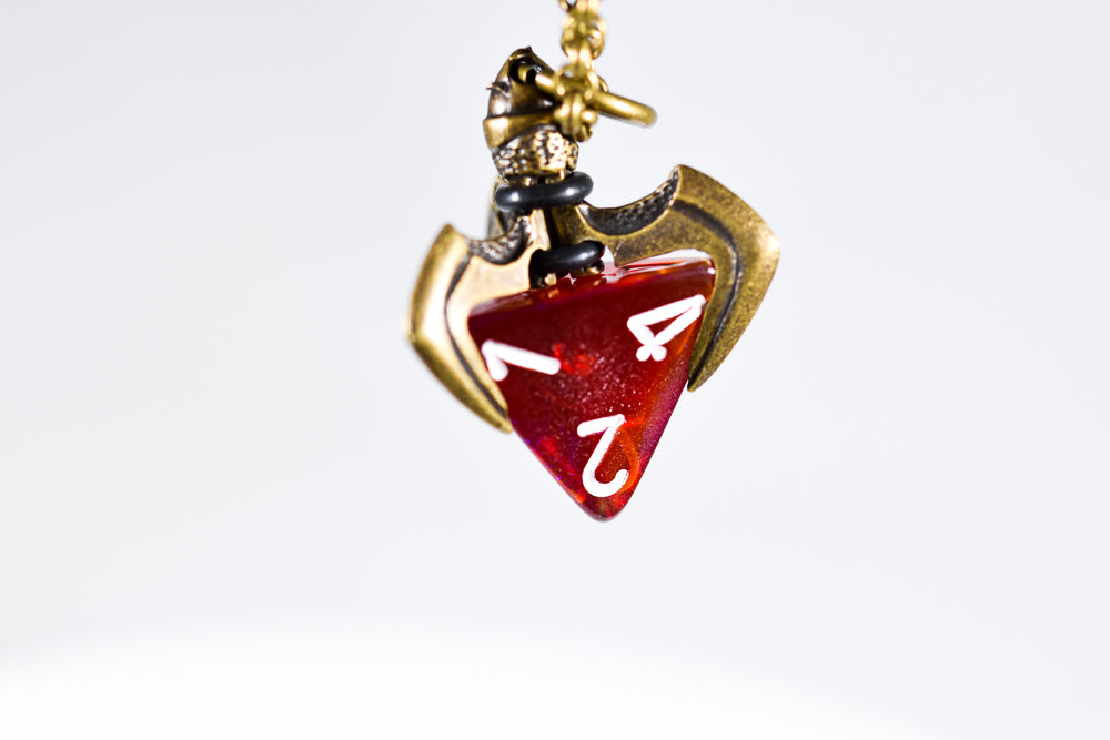 Pendant d4 Blade Claw w/ Old Brass Finish