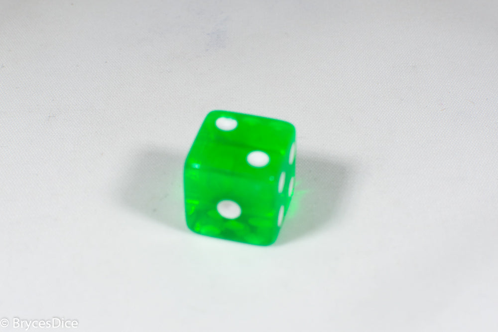 Square Corner 16mm Translucent Dice (Red/Orange/Yellow/Green/Blue/Purple) *sold by the piece