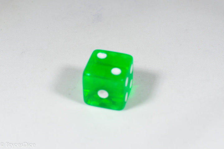 Square Corner 16mm Translucent Dice (Red/Orange/Yellow/Green/Blue/Purple) *sold by the piece