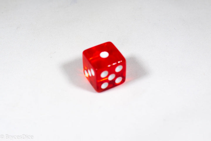 Square Corner 16mm Translucent Dice (Red/Orange/Yellow/Green/Blue/Purple) *sold by the piece