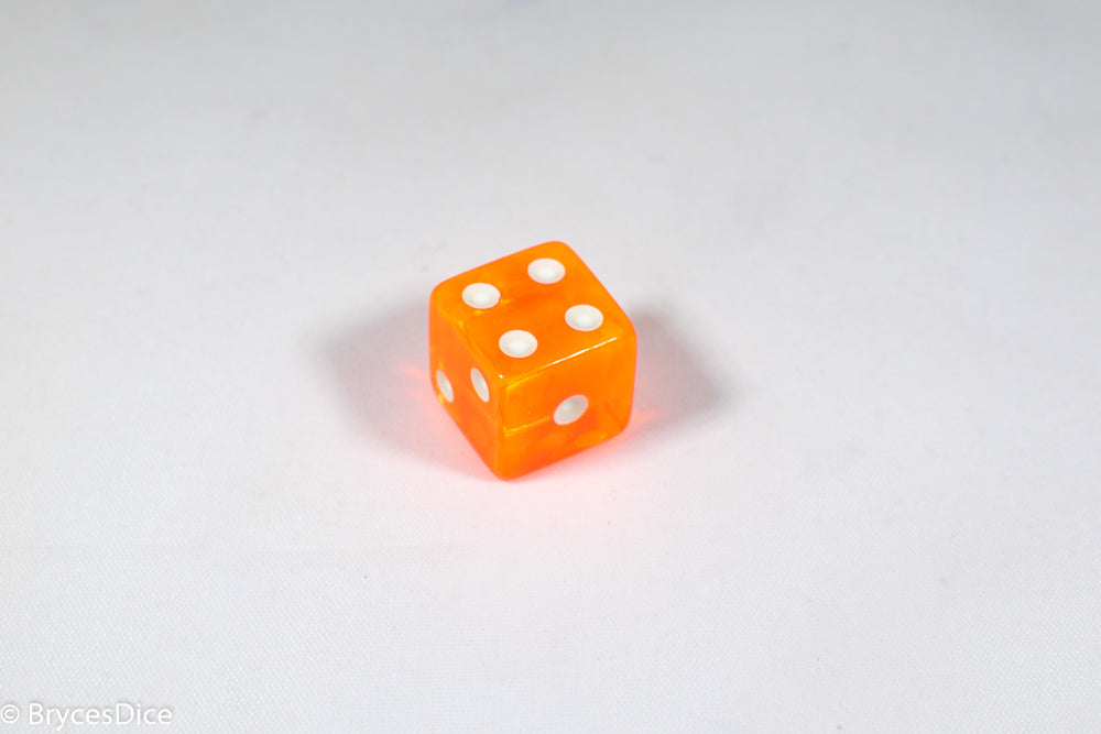 Square Corner 16mm Translucent Dice (Red/Orange/Yellow/Green/Blue/Purple) *sold by the piece