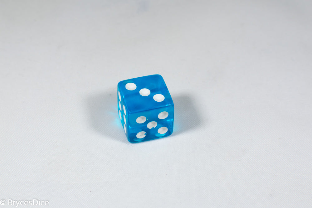 Square Corner 16mm Translucent Dice (Red/Orange/Yellow/Green/Blue/Purple) *sold by the piece