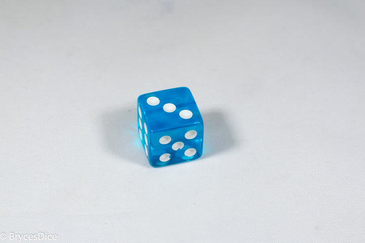 Square Corner 16mm Translucent Dice (Red/Orange/Yellow/Green/Blue/Purple) *sold by the piece