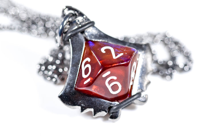 Pendant d10 Serrated Blade w/ Gunmetal Grey Finish