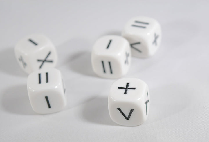 Math Operators Dice +-x < > = Kids Math Dice Game Addition Multiplication Subtraction and More